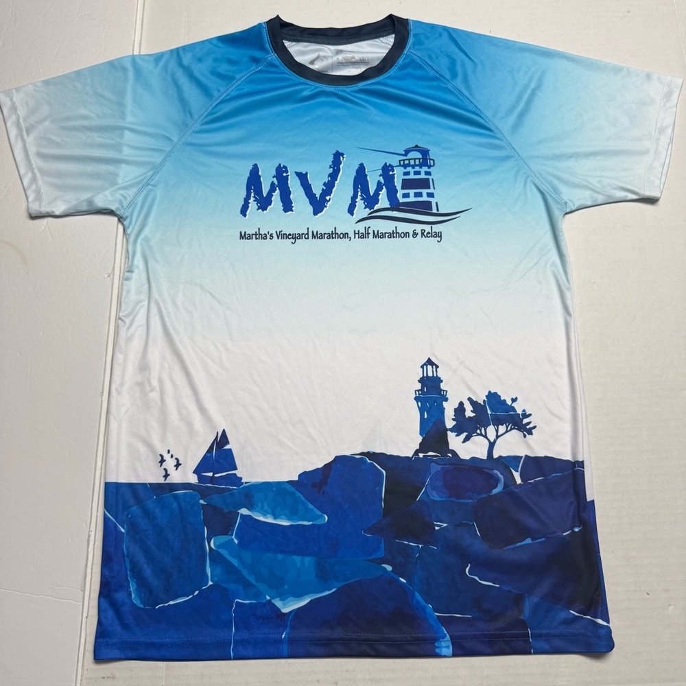 Martha's Vineyard Marathon, Half Marathon & Relay T-Shirt Leslie Jordan Size: M